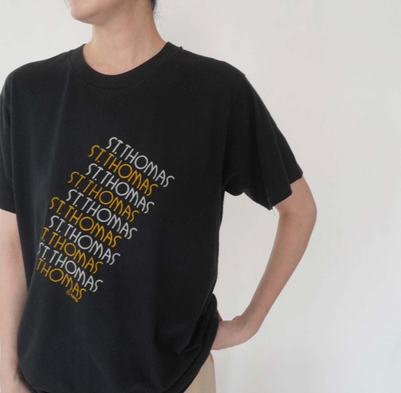 80s Printed T-shirt Made in USA