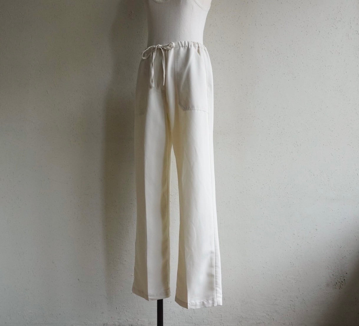 Ivory Rayon Pants