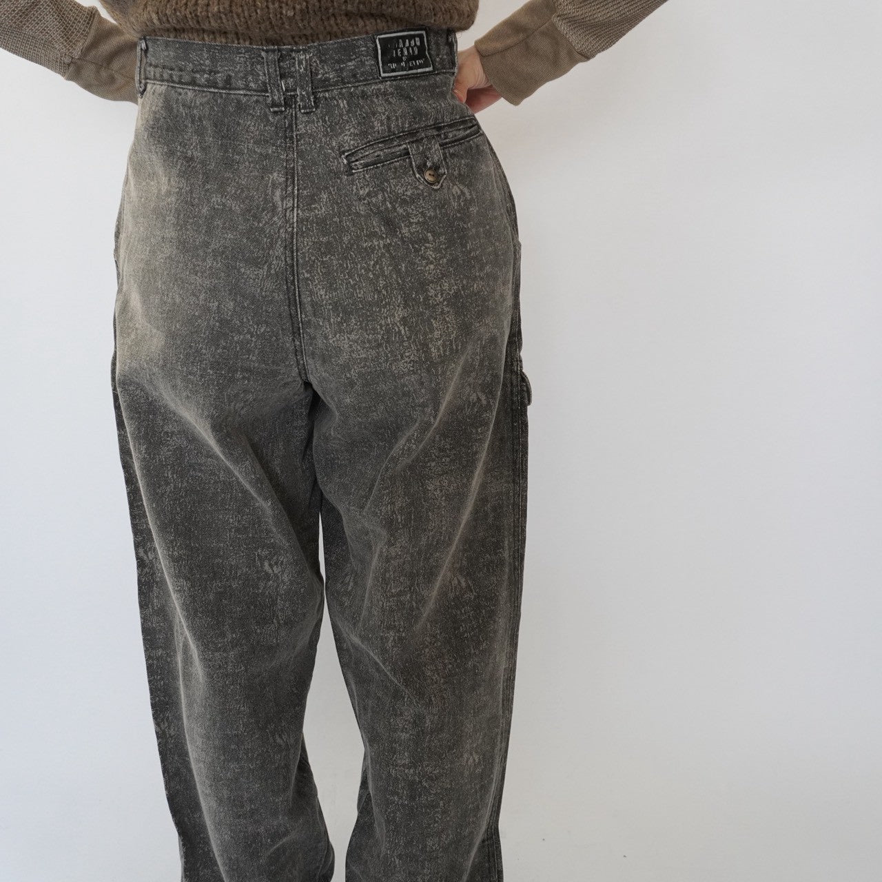 90s Design Wide Denim
