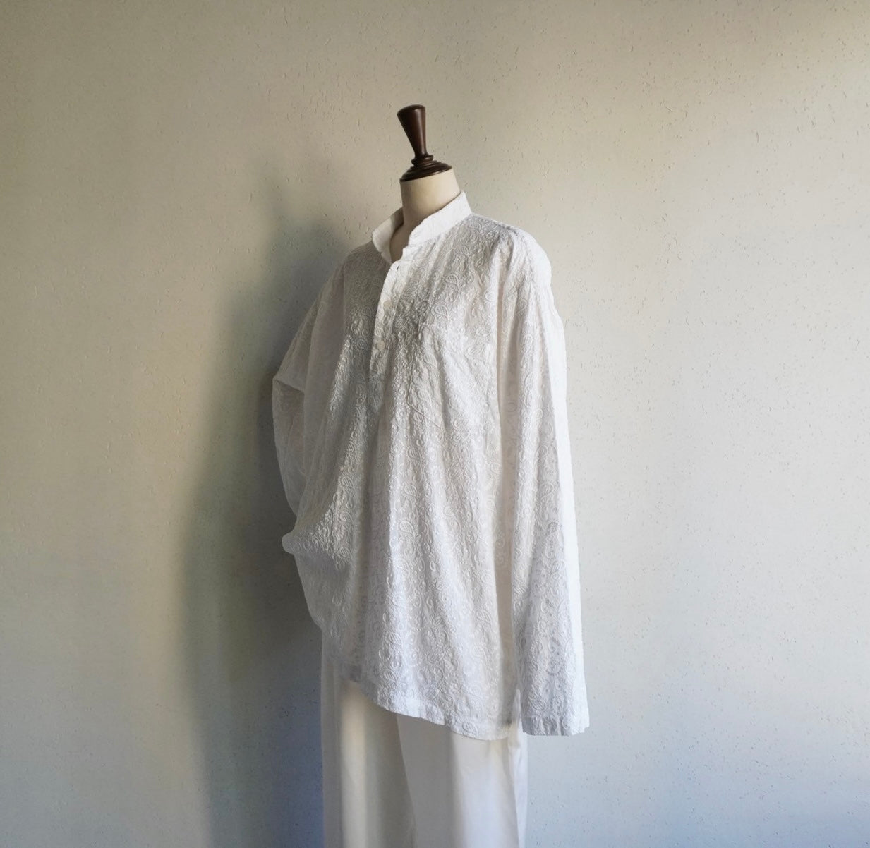 80s Cotton Embroidery Tunic
