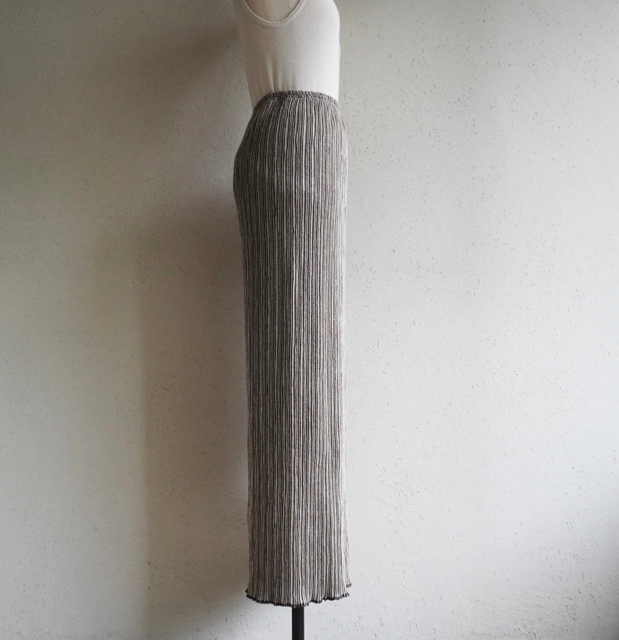 90s Pleat Skirt Made in France
