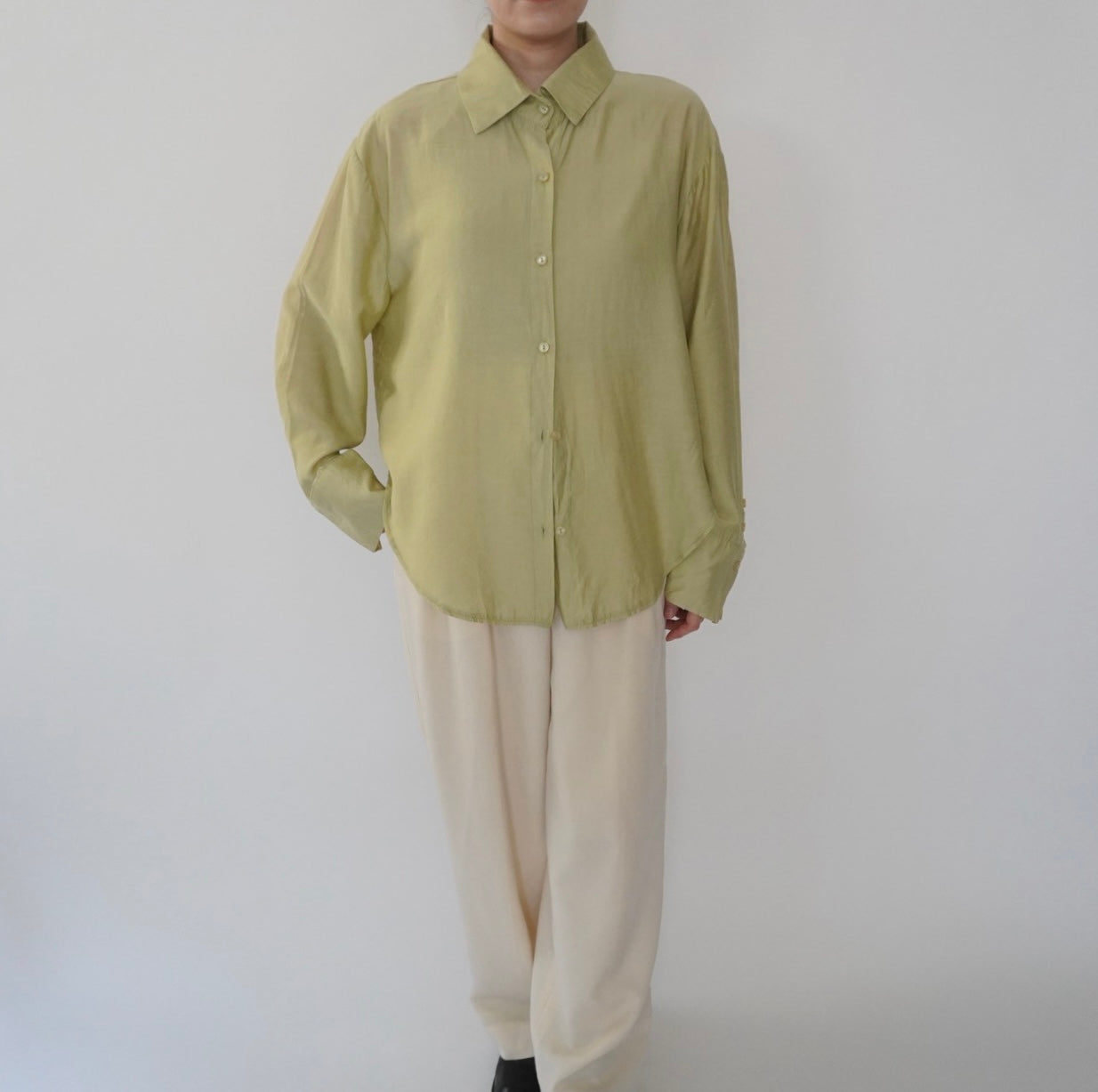 90s Light Green Shirt
