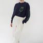 80s Printed Long T-shirt Made in USA