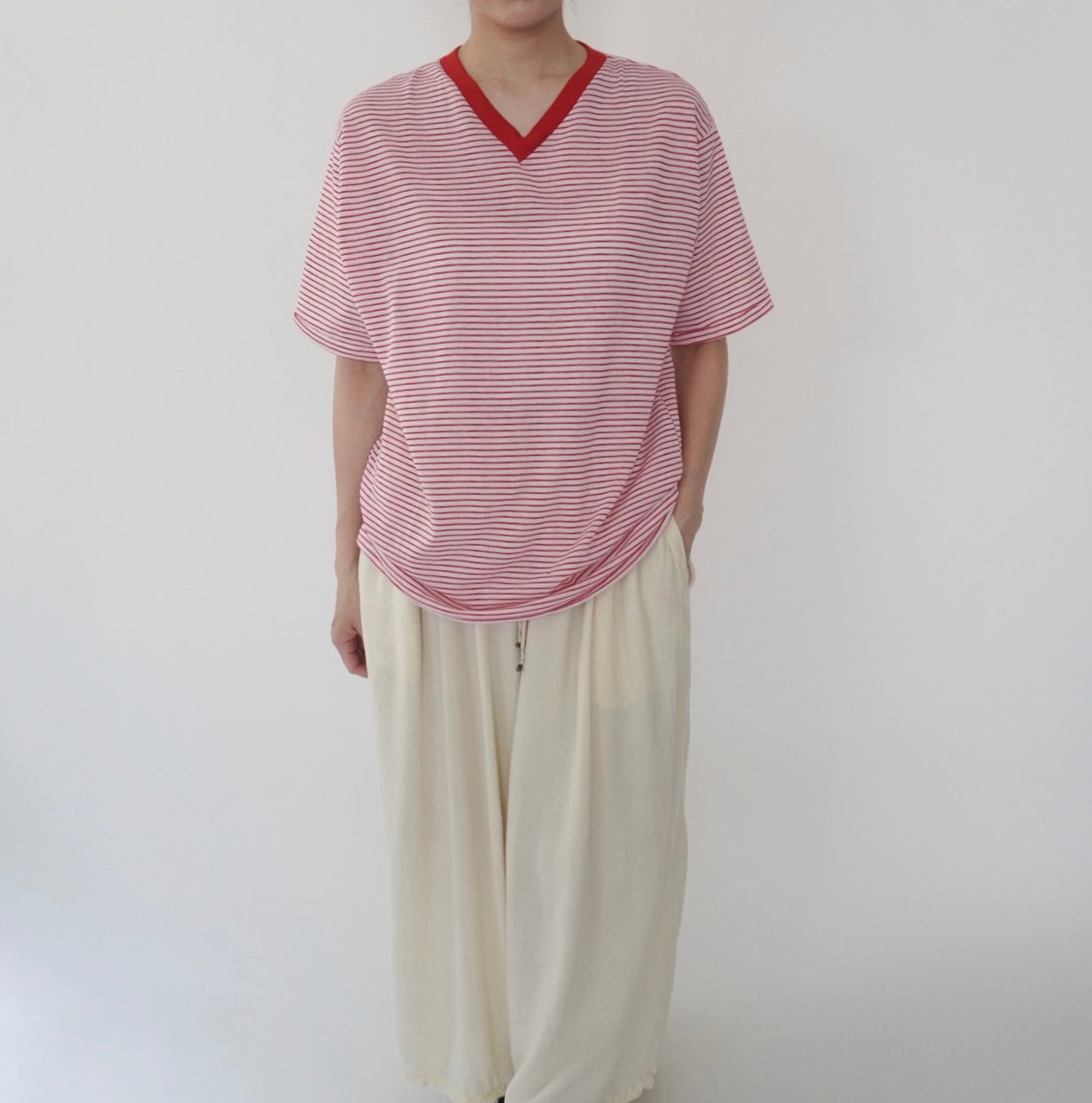 90s Striped T-Shirt Made in USA