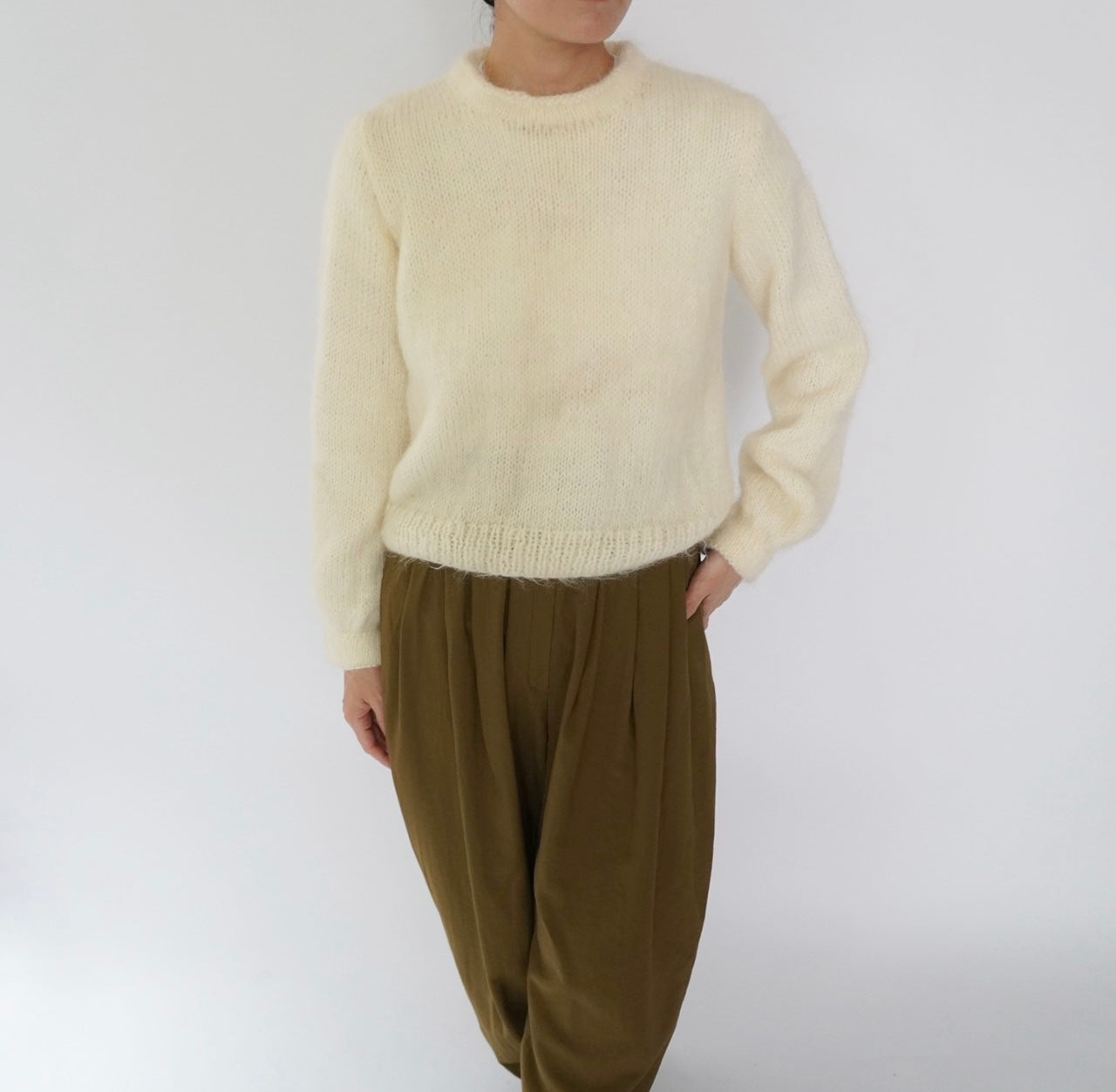 80s Ivory Knit
