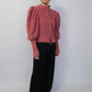 80s Embroidery Knit Cardigan