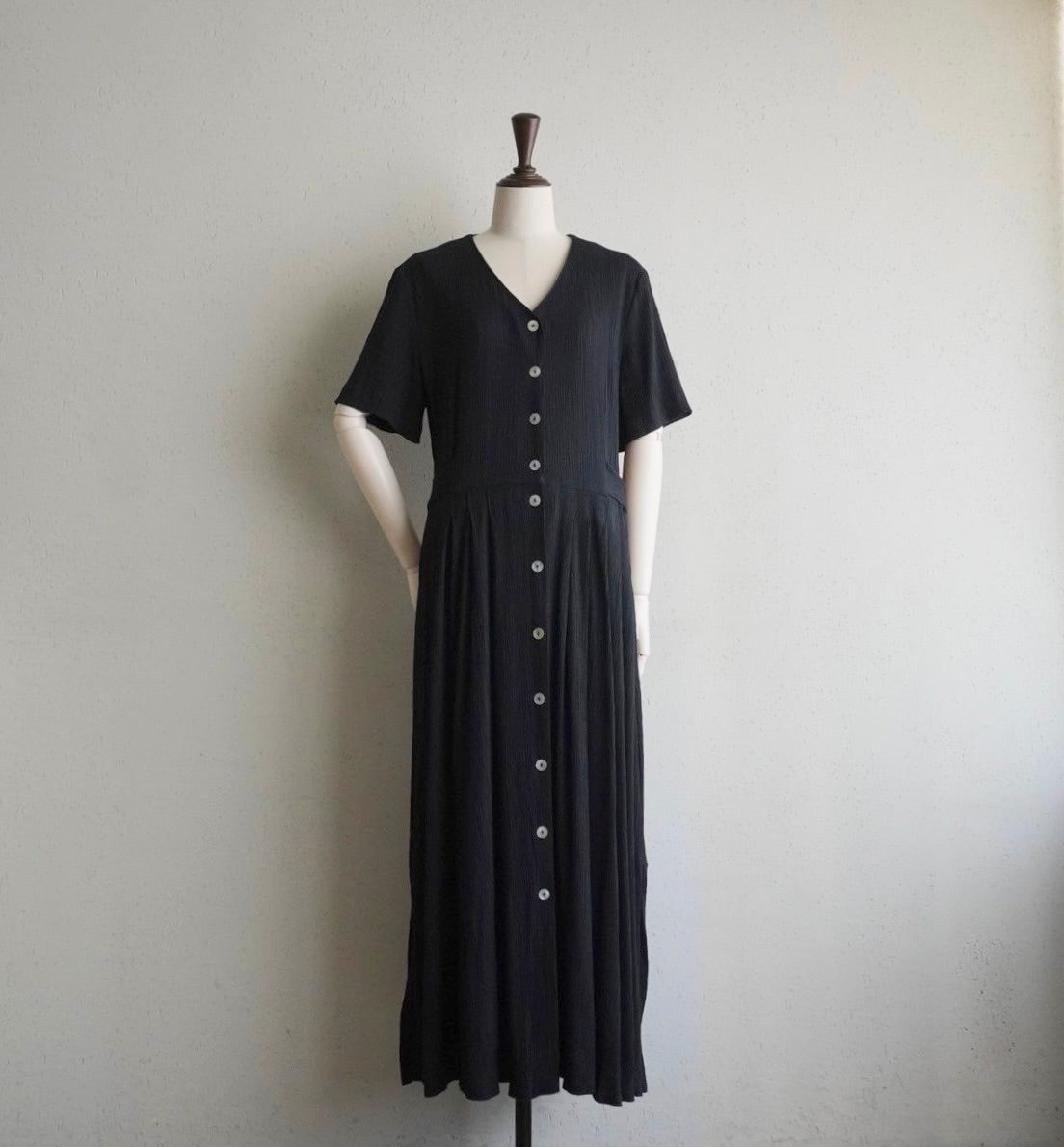 90s EURO Black Maxi Dress