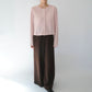90s Light Pink Top Made in USA