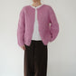 80s Pink Knit Cardigan