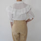 80s Ruffle Blouse