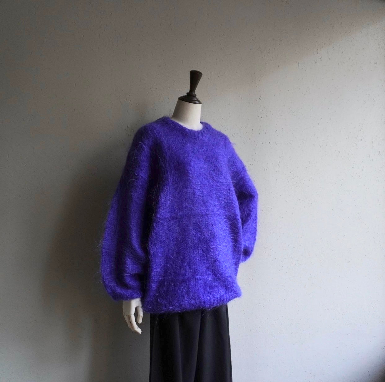 80s Blue Mohair Knit