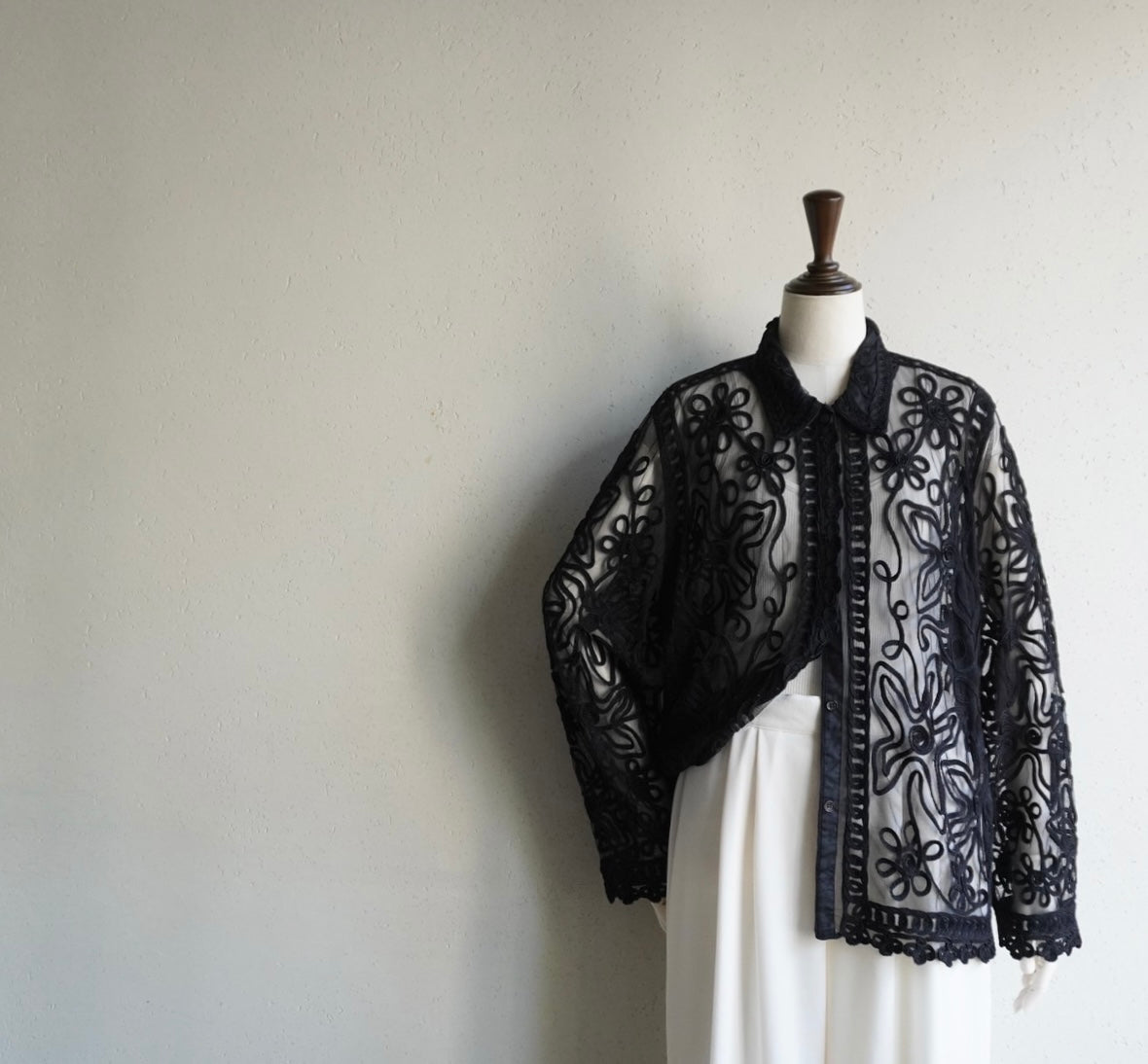 90s Cord Lace Shirt,Jacket