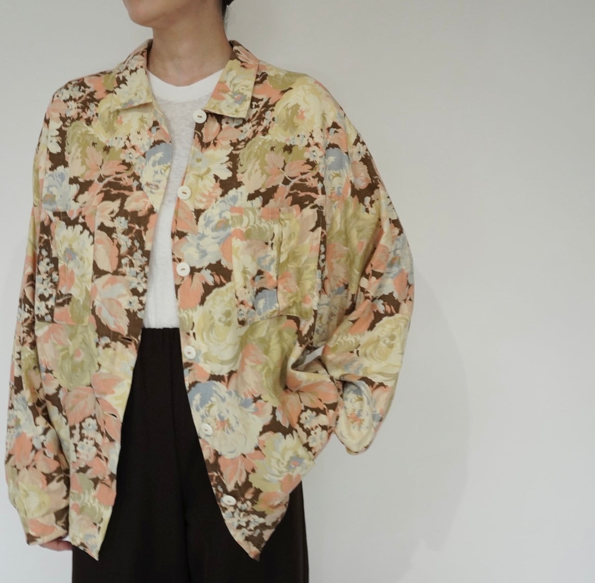 90s Flower Pattern Shirt