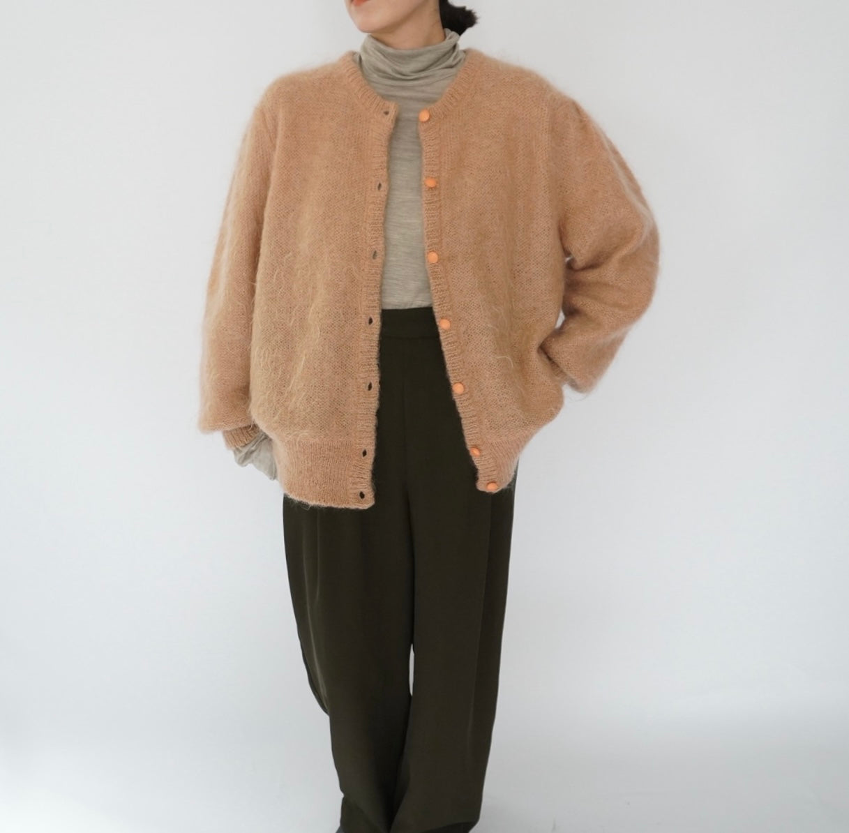 80s Mohair Knit Cardigan