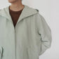 90s Linen×Silk Hoodie Jacket