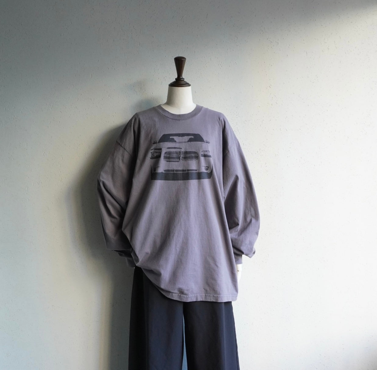 90s "DODGE" Printed Long Sleeves T-shirt Made in USA