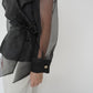 90s Sheer Design Blouse