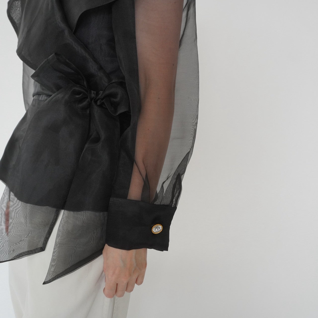 90s Sheer Design Blouse