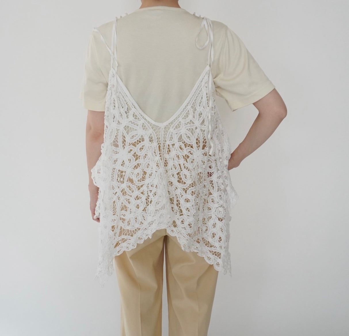 00s Lace Design Top