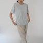 90s Light Blue Top Made in USA