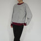80s Two Tone Printed Sweater Made in USA