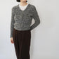 90s Zipped Knit Top