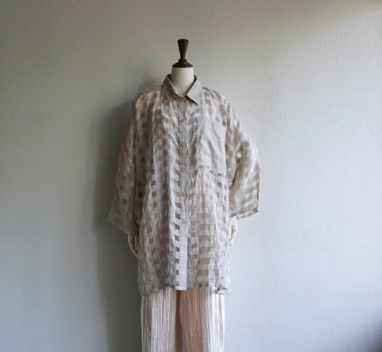 90s Sheer Shirt Made in Italy