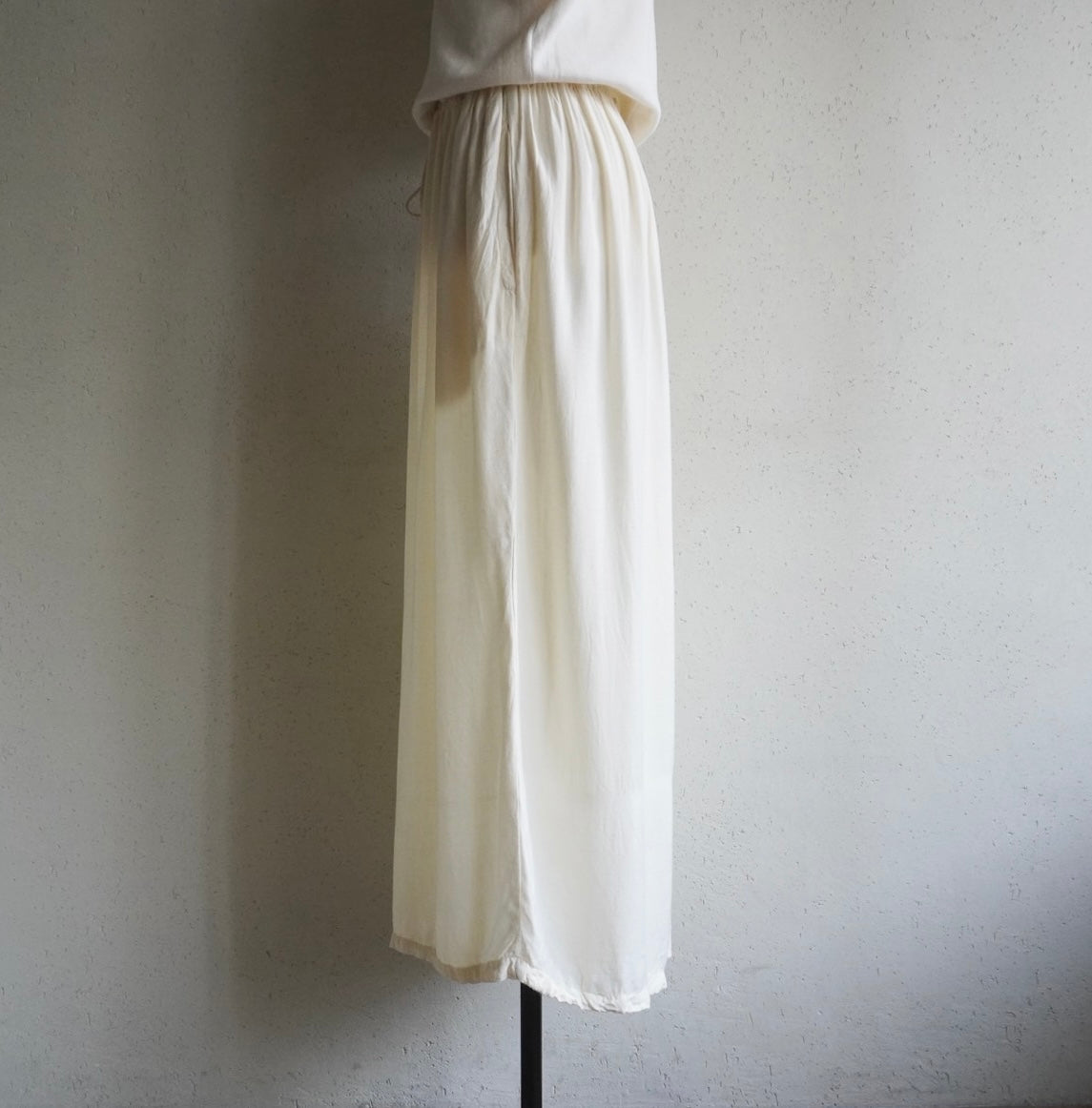 80s Rayon Wide Pants