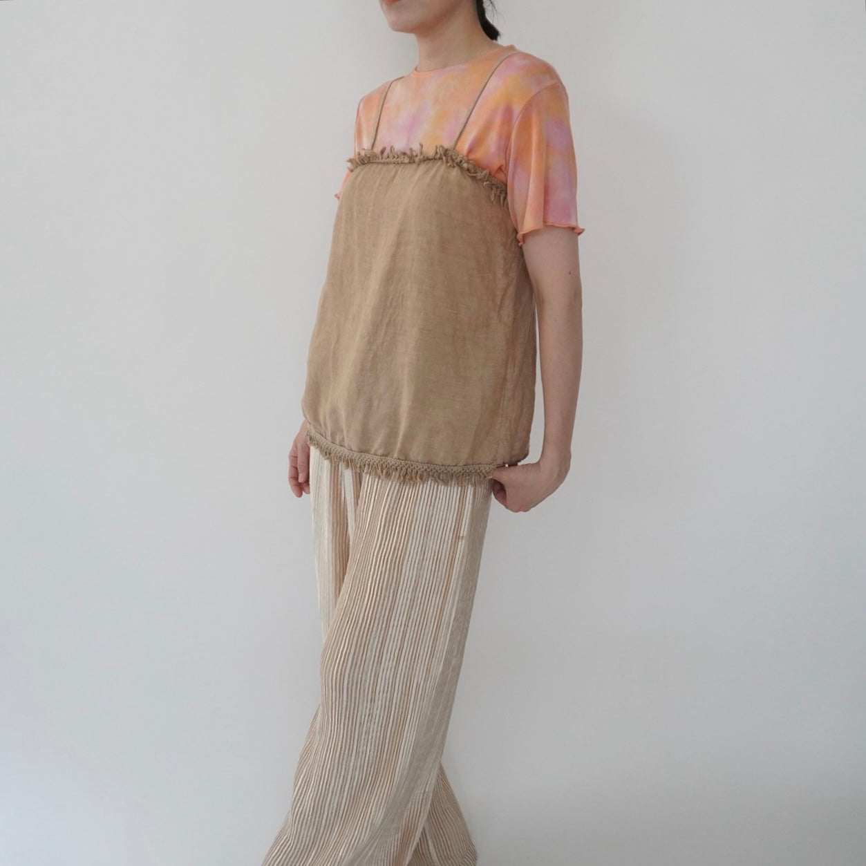 90s Fringe Camisole Top Made in Italy