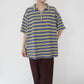 90s Striped Zip Top