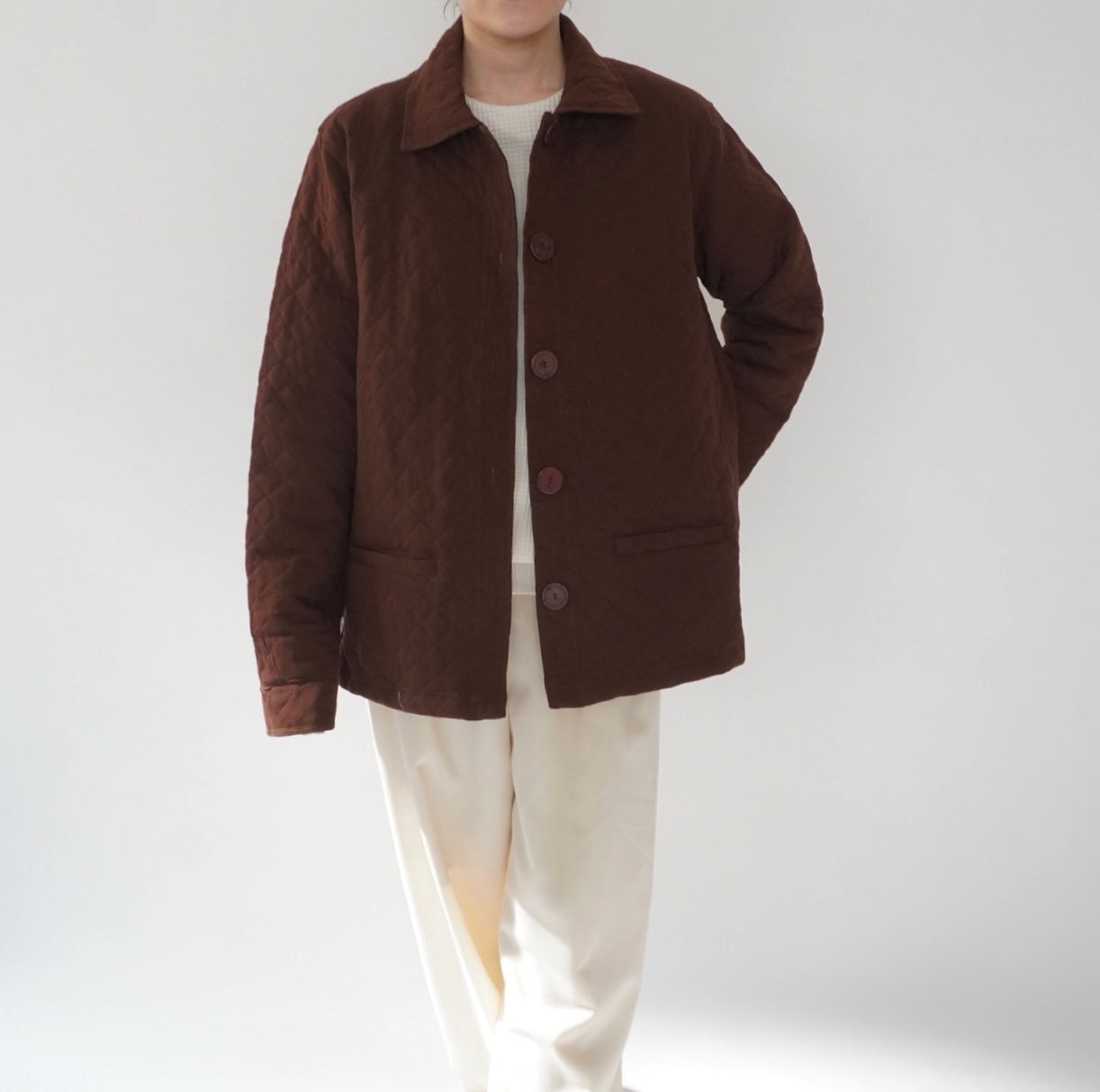 90s Quilted Light Jacket