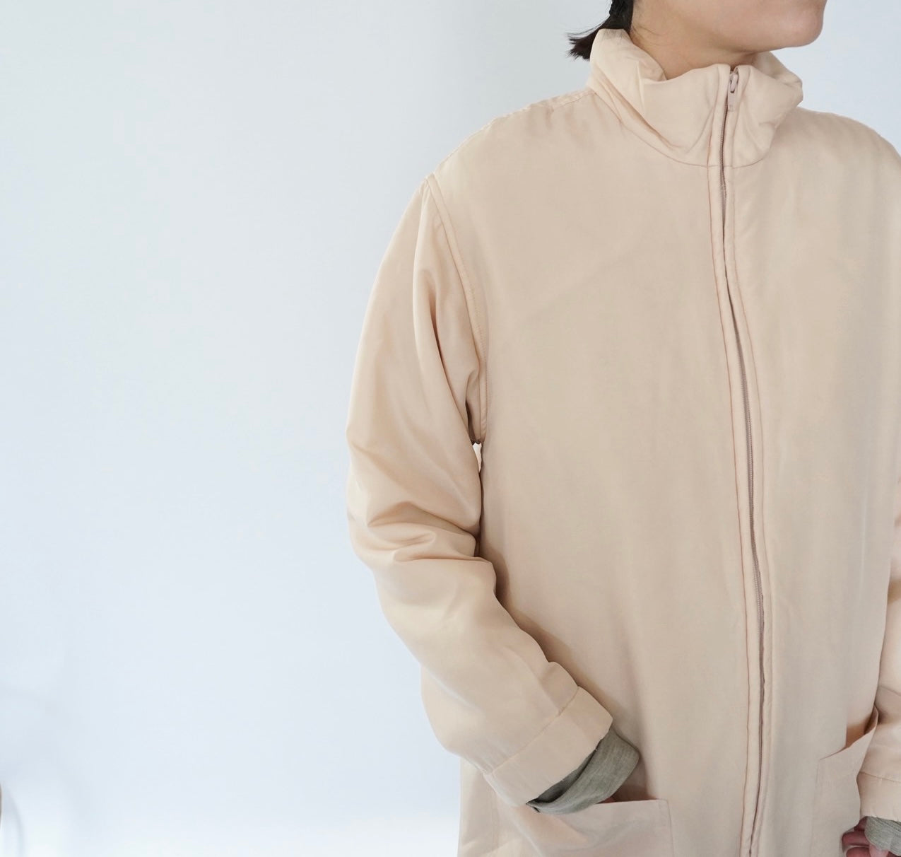 90s Silk Puffer Jacket