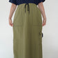 90s Khaki Design Skirt Made in USA