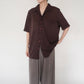 80s Brown Striped Shirt