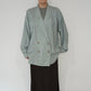 80s EURO Silk Pullover Shirt Jacket