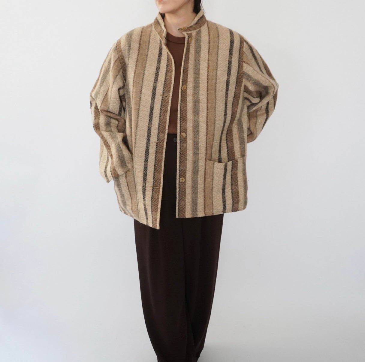 90s "Rodier Paris" Wool Jacket Made in France