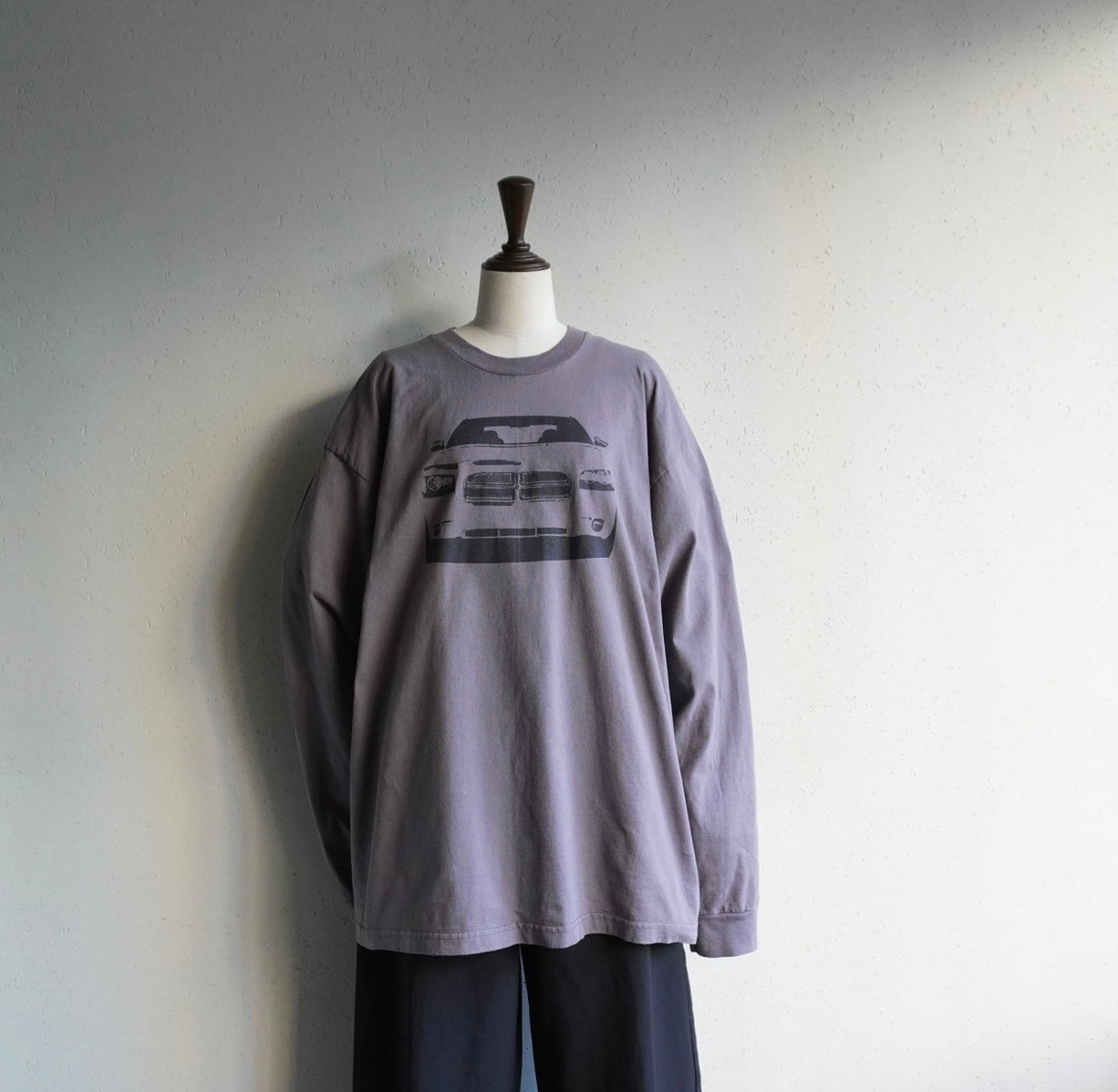 90s "DODGE" Printed Long Sleeves T-shirt Made in USA