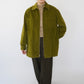 90s Velour Zip Shirt Jacket
