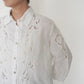 90s Linen Lace Shirt Made in Italy