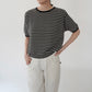 90s Black x White Striped Top