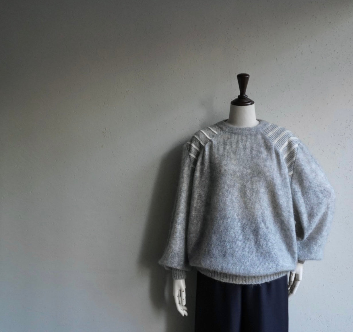 80s Design Mohair Knit  Made in Italy