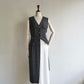 90s Sleeveless Printed Dress Made in Canada