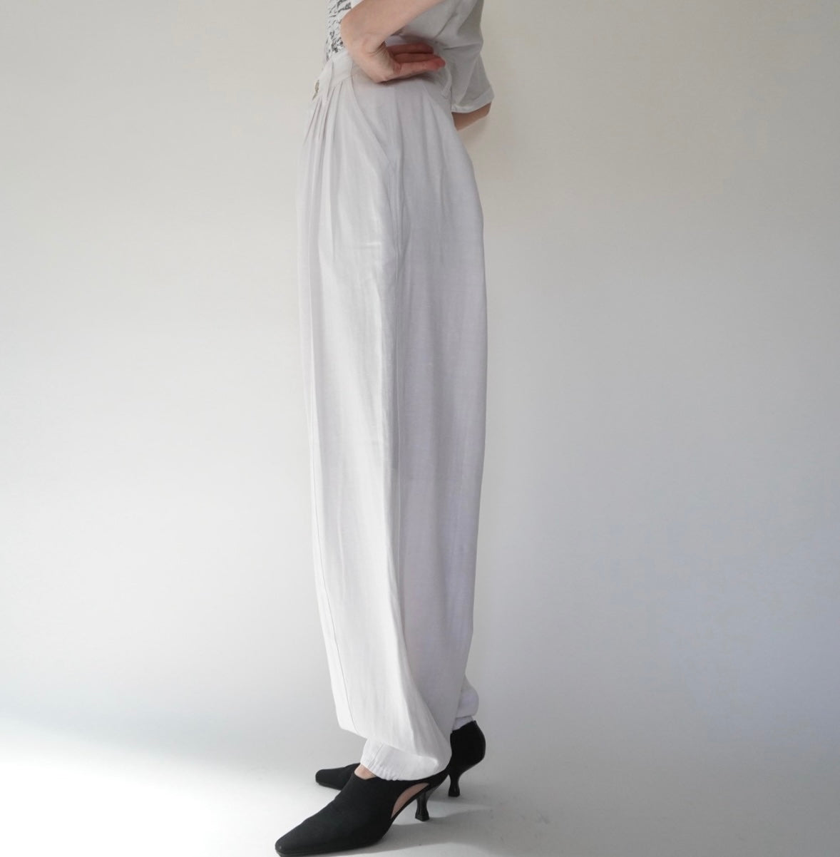 80s Design Wide Pants