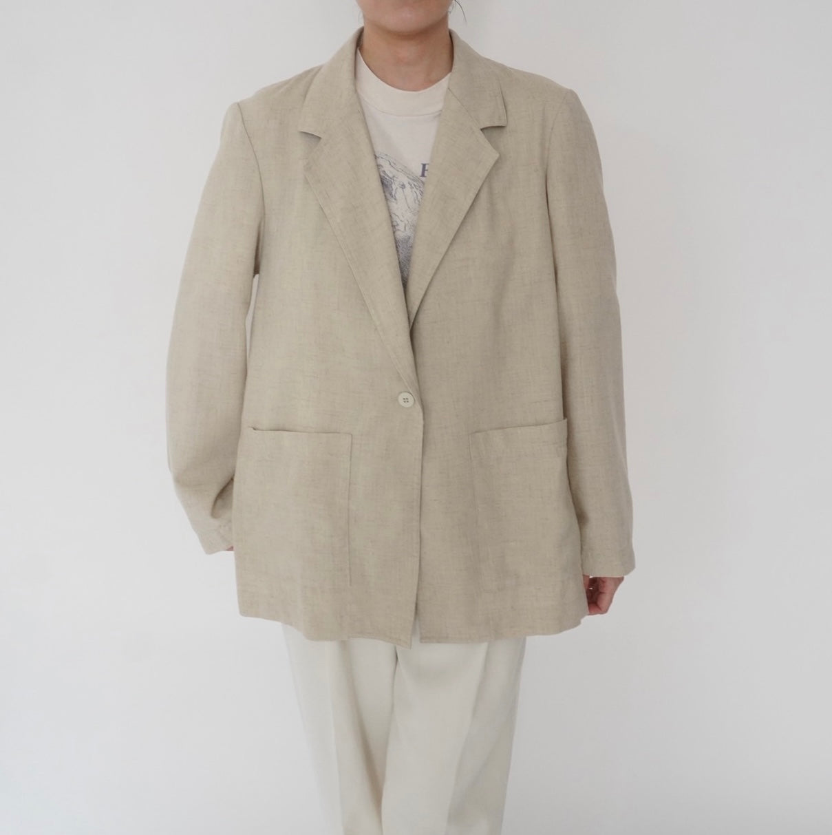 90s Rayon Light Jacket