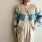 80s Design Knit Cardigan