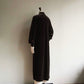 90s Brown Velor Maxi Dress Made in USA