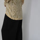 80s Silk Pattern Blouse