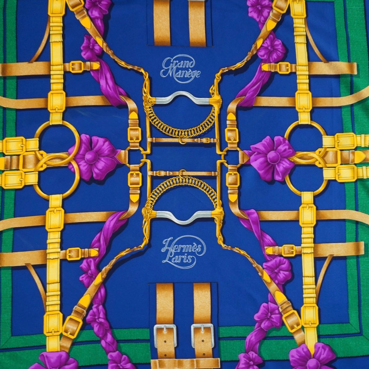 ”Hermes” Silk Scarf Made in France