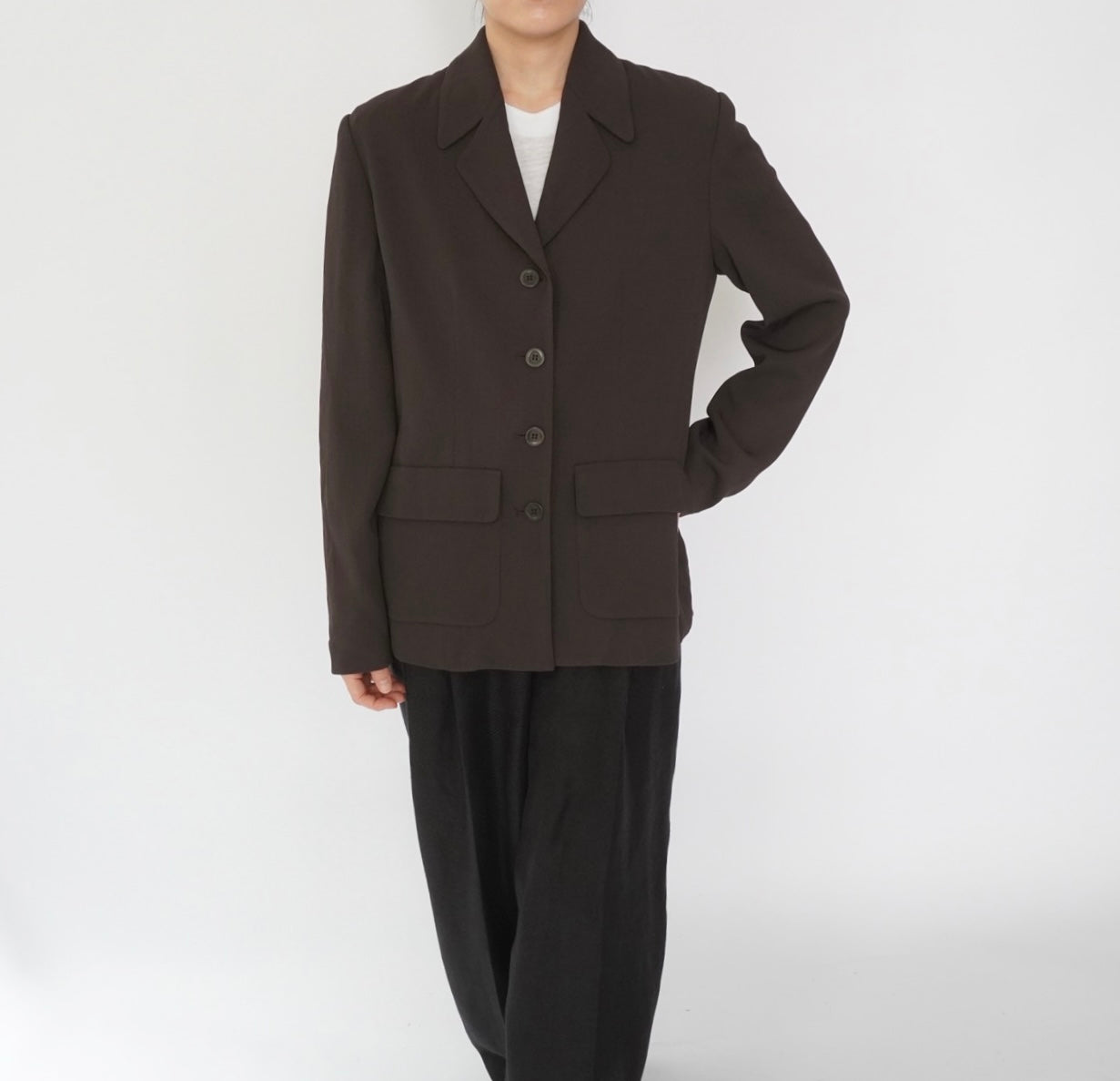 80s Brown Jacket Made in USA