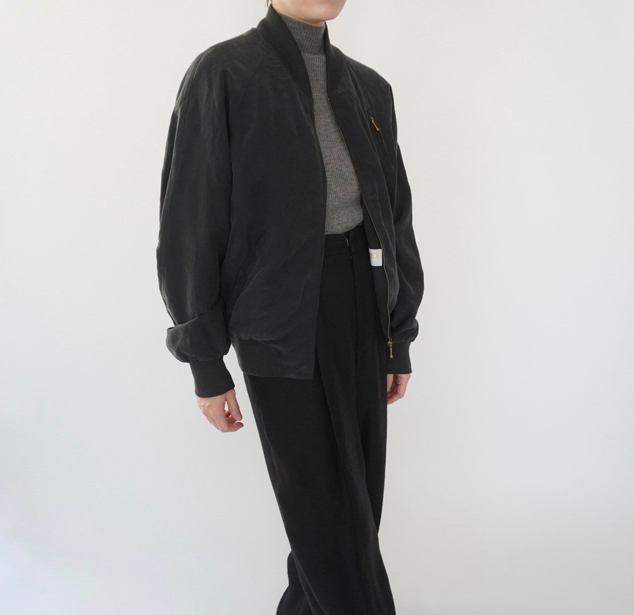 90s EURO Silk Design Light Jacket